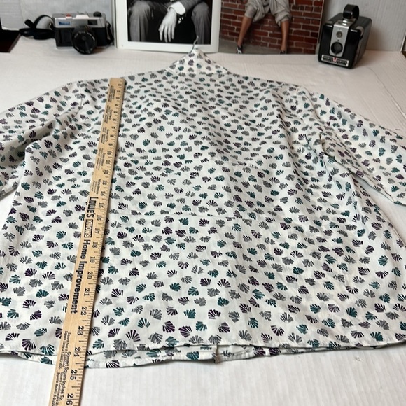 Cape cod match mates vintage blouse with a pussybow tie and button down - Picture 8 of 14